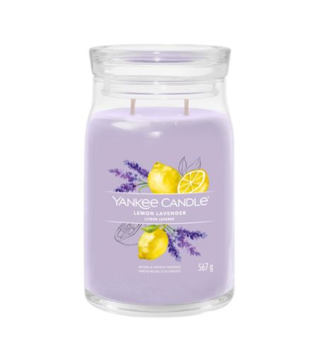 Yankee Candle Lemon Lavender signature świeca duża 567 g