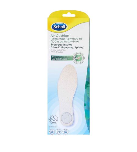 Scholl Air Cushion Everyday Insoles wkładki z pianki lateksowej z airflow 1 para