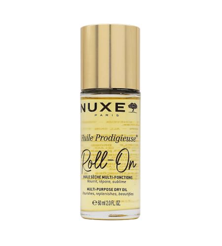 Nuxe Huile Prodigieuse Roll-On wielofunkcyjny suchy olejek do twarzy, ciała i włosów 60 ml