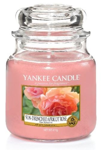 Yankee Candle Sun-Drenched Apricot Rose świeca zapachowa 411 g