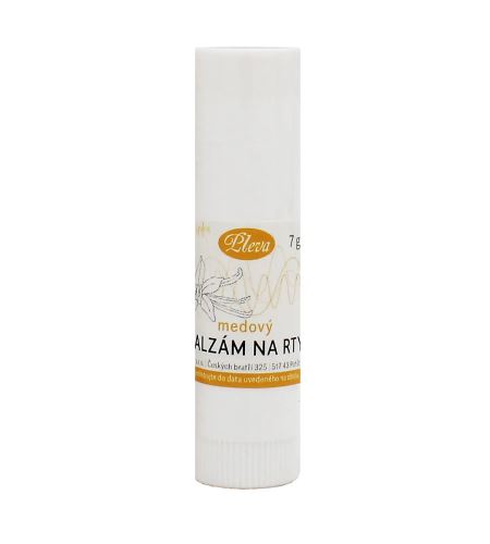 Balsam do ust Pleva Honey Lip Balm o smaku waniliowym z miodowym sztyftem 7 g
