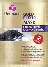 Dermacol Gold Elixir maska ​​do twarzy odmładzająca 16 ml