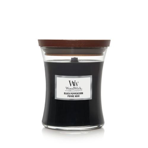 WoodWick Black Peppercorn świeca zapachowa z drewnianym knotem 275 g