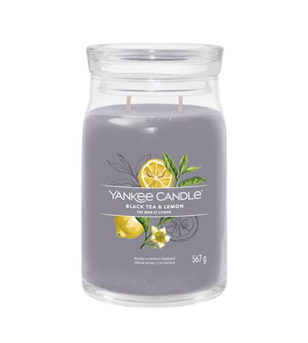 Yankee Candle Black Tea & Lemon signature świeca duża 567 g
