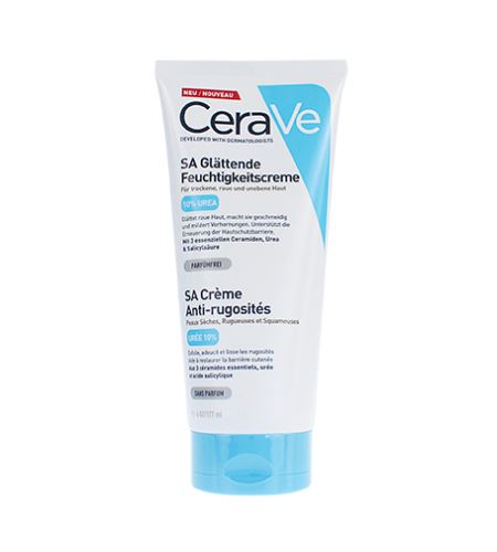 CeraVe SA Smoothing Cream krem wygładzający do skóry suchej, szorstkiej i nierównej