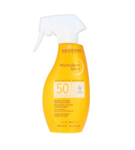 Bioderma Photoderm Spray mleczko ochronne do opalania w sprayu SPF 50+ 300 ml