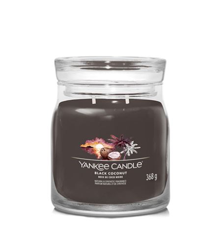 Yankee Candle Black Coconut signature świeca średnia 368 g