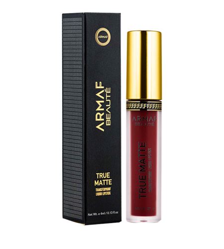 Armaf Beaute True Matte Transferproof Liq Lipstick matowa szminka w płynie 4 ml