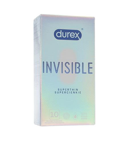 Durex Invisible Extra Thin Extra Sensitive prezerwatywy 10 szt