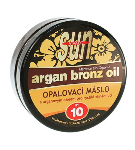 Vivaco SUN Argan Bronz Oil masło do opalania z bio olejem arganowym SPF 10 200 ml