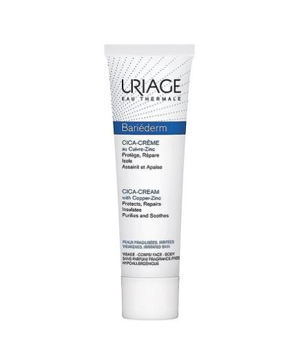 Uriage Bariéderm-CICA krem naprawczy zawierający miedź i cynk