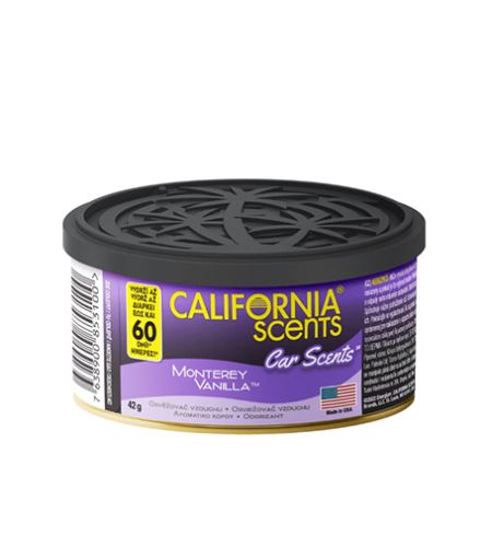 California Scents Car Scents Monterey Vanilla zapach samochodowy 42 g