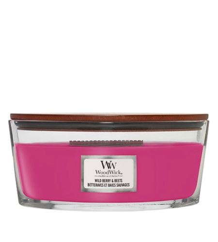 WoodWick Wild Berry & Beets świeca zapachowa z drewnianym knotem 453,6 g