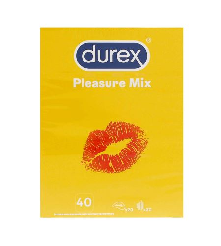 Durex Pleasure Mix prezerwatywy 40 szt