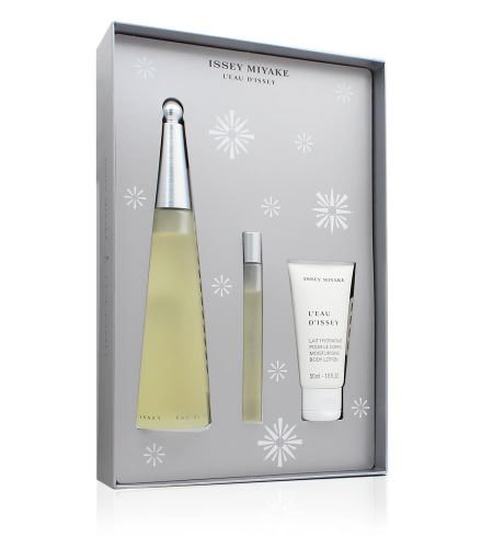Issey Miyake L'Eau D'Issey zestaw prezentowy dla kobiet woda toaletowa 100 ml + woda toaletowa 10 ml + mleczko do ciała 50 ml
