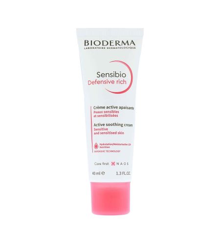 Bioderma Sensibio Defensive Rich krem łagodzący do skóry 40 ml