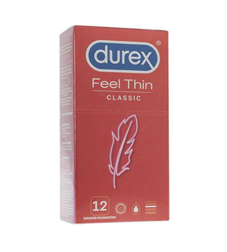 Durex Feel Thin Classic prezerwatywy 12 szt