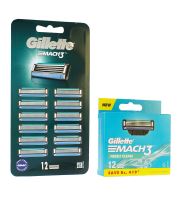 Gillette Mach3 zapasowe ostrza dla mężczyzn 12 szt