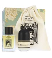 Panier Des Sens L&#39;Olivier woda perfumowana 50 ml + dezodorant w kulce 50 ml + worek bawełniany zestaw upominkowy Dla mężczyzn