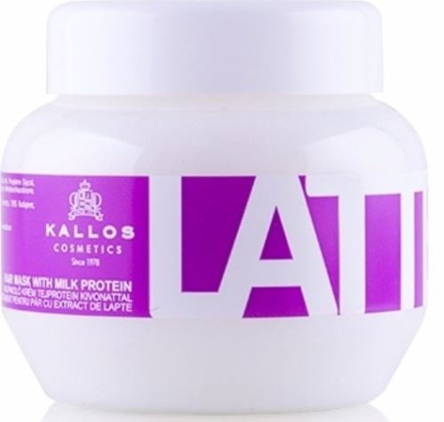 Kallos Latte Hair Mask maska do włosów zniszczonych i poddanych zabiegom chemicznym