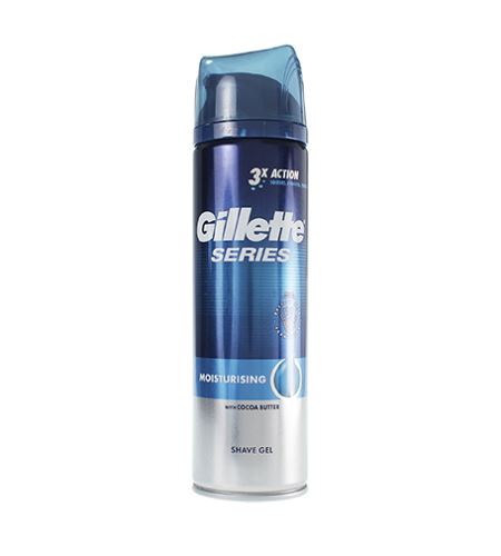 Gillette Series Moisturising żel nawilżający do golenia 200 ml Dla mężczyzn