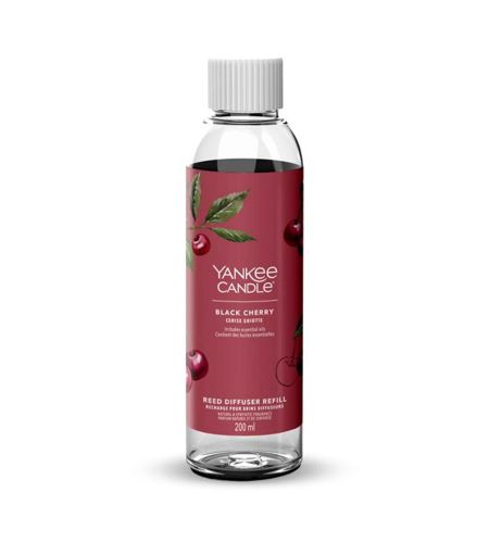 Yankee Candle Black Cherry signature wkład do dyfuzora zapachowego 250 ml