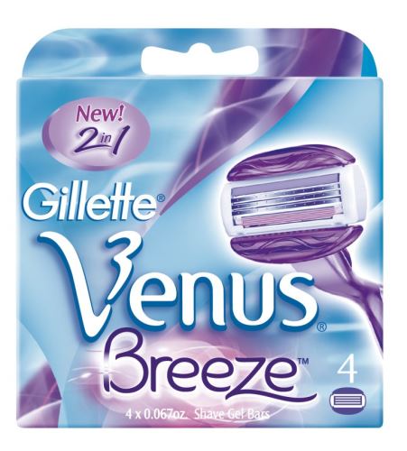 Gillette Venus Breeze náhradní břity 4ks Dla kobiet