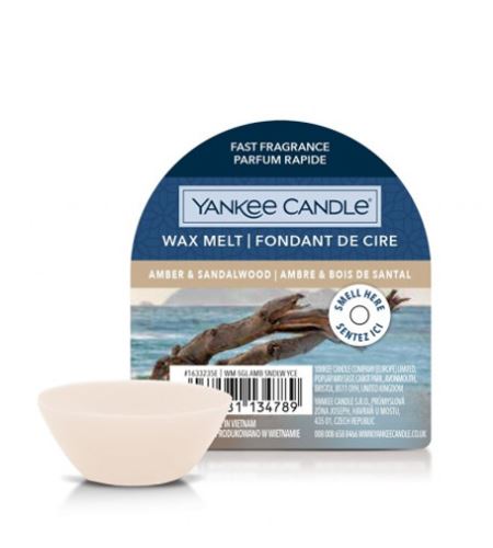 Yankee Candle Amber & Sandalwood wosk zapachowy 22 g